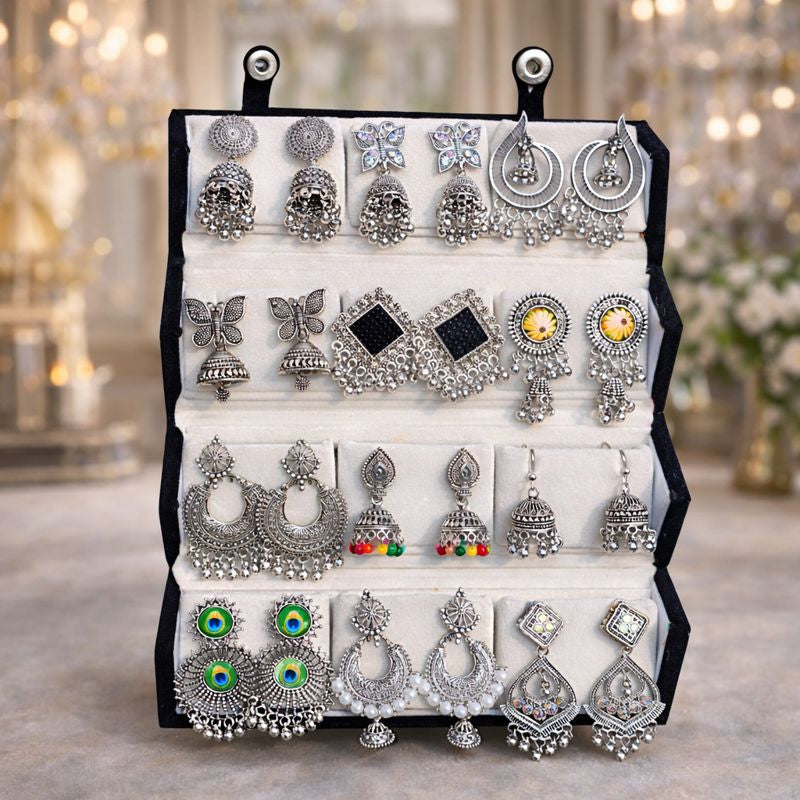 Royal Oxidized Earring Combo