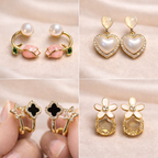 Luxe Designer Earring Gift Set | 12 Pairs | Premium Jewelry Box Included