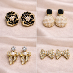 Luxe Designer Earring Gift Set | 12 Pairs | Premium Jewelry Box Included