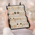 Luxe Designer Earring Gift Set | 12 Pairs | Premium Jewelry Box Included