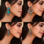 Royal Oxidized Earring Combo